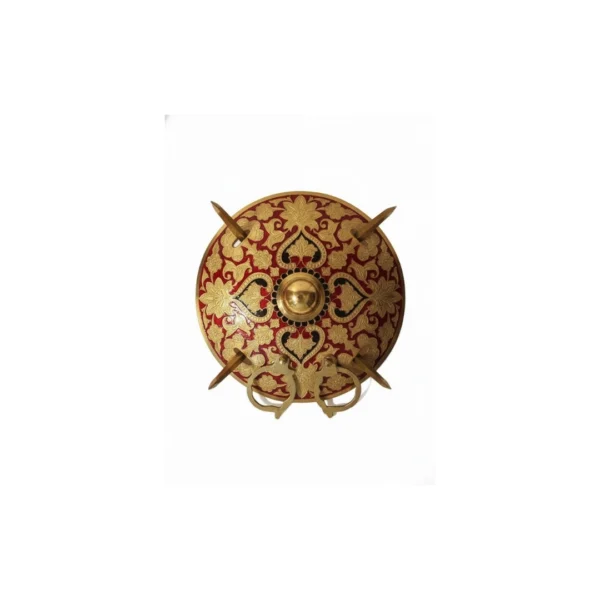 Premium Brass Dhal Talwar Wall Showpiece