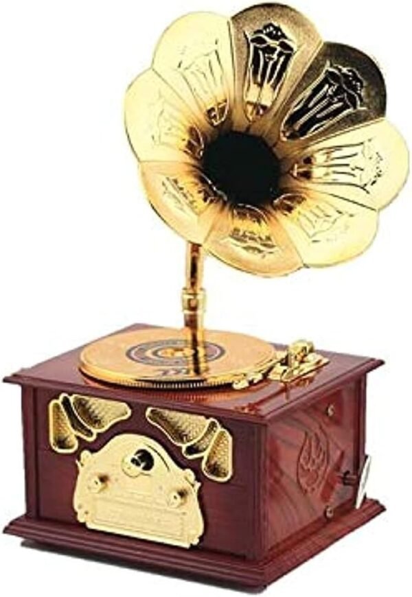 Musical Box Vintage Gramophone Music Box
